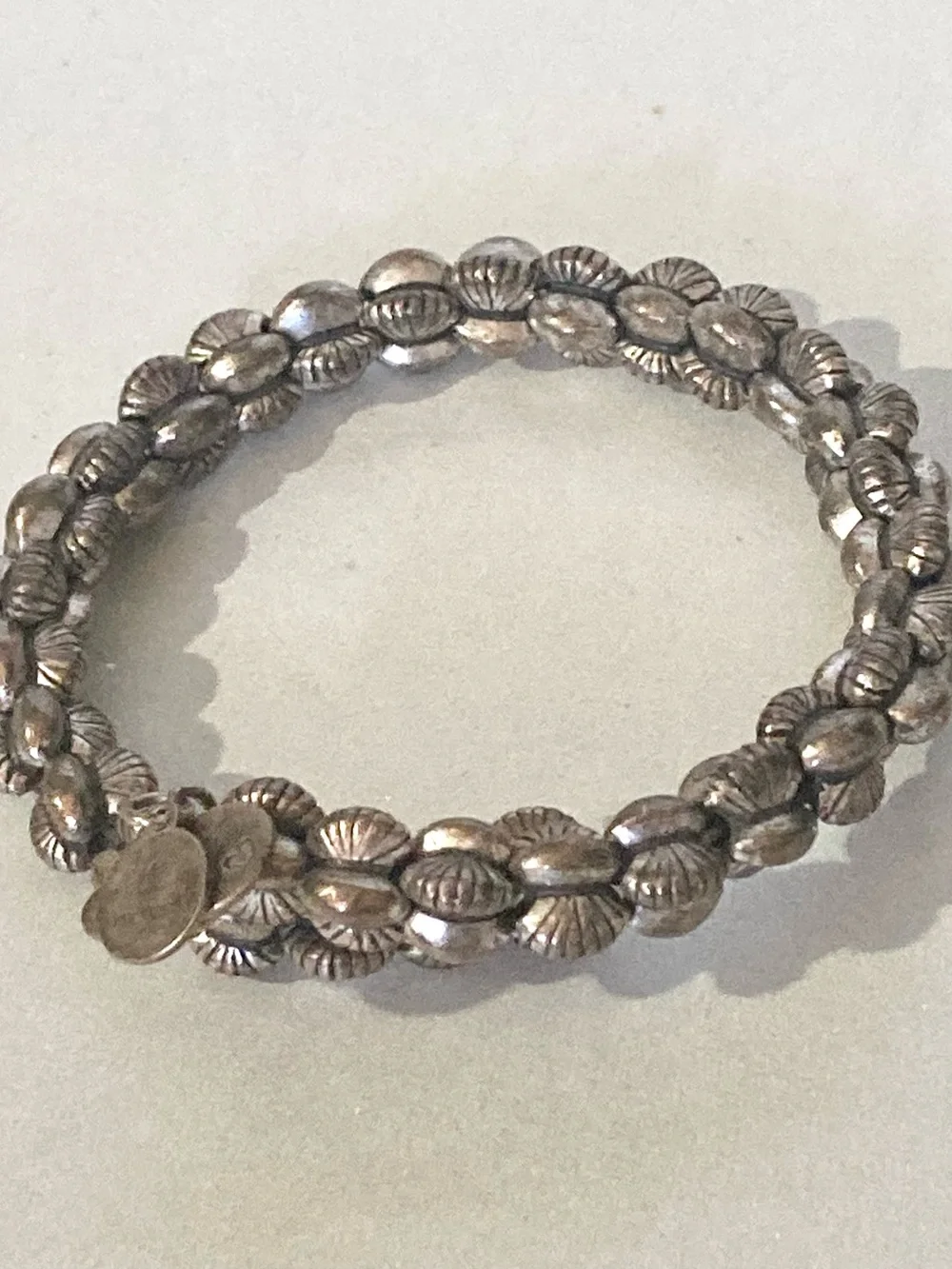 Alex and Ani vintage Silver tone Beaded preloved Bracelet jewelry